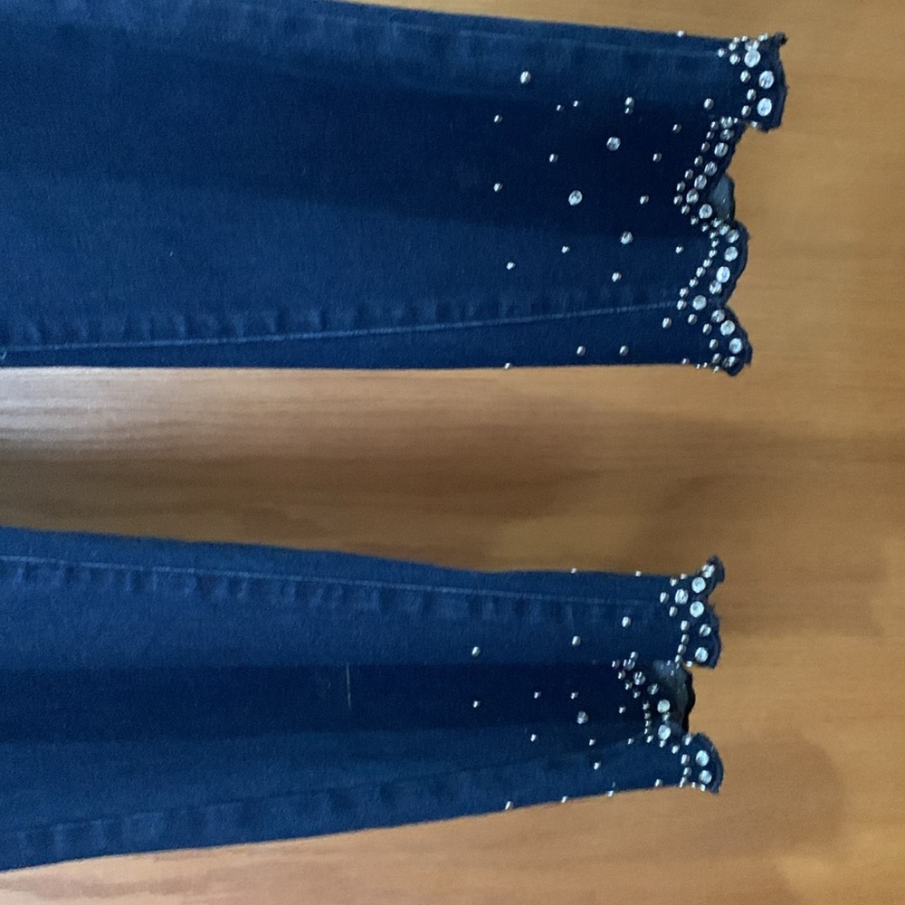 Laura Plus Petite jeans - dark blue - hardly worn - stretchy waist band